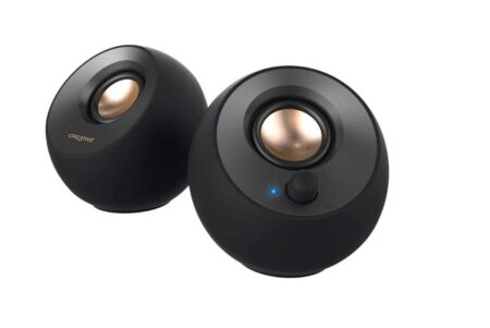 Altavoces Creative Pebble 2.2 8W Alimentados Por USB Para Pc Y Laptops Negros – Mf1695 Bk –