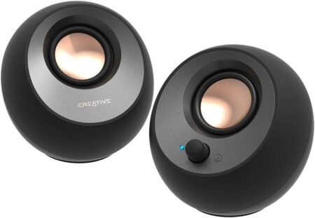 Altavoces Creative Pebble 3.0 8W Alimentados Por USB Para Pc Y Laptops Negros – Mf1700 Bk –