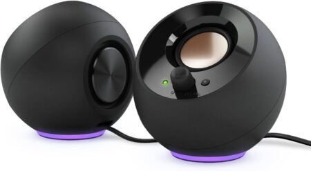 Altavoces Creative Pebble Se 4.4W (Rgb) Alimentados Por USB Para Pc Y Laptops Negros – Mf1725 Bk –