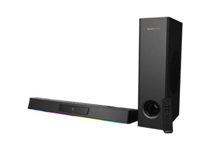 Barra De Sonido Sound Blaster Katana V2X Rgb Super X-Fi Gaming – Bluetooth® Con Subwoofer Para Tv Y Computadora – V2X Bk