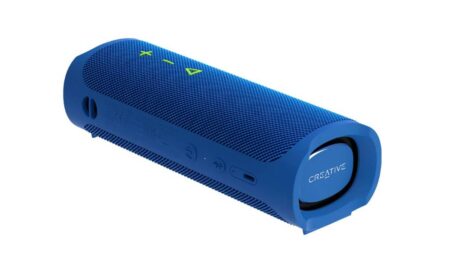 Altavoces Portátil Creative Muvo Go Bluetooth® Azul Para Exteriores Y Resistente Al Agua - 18Hrs De Autonomia - Mf8405 Bu