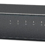 Switch Gigabit Intellinet 530378 5 Puertos/No Administrable/Para Escritorio/10/100/1000Mbps/Color Negro