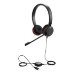 Diadema C/Microfono Binaural Jabra Evolve 30 Ii Ms Stereo Alambrico/USB/3.5Mm/Cancelacion De Ruido/Color Negro, 5399-823-309