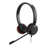 Diadema C/Microfono Jabra Evolve 30 Ii Uc, Duo Conexion USB/3.5Mm0, Cancelacion De Ruido Y Controlador En El Cable (5399-829-309)
