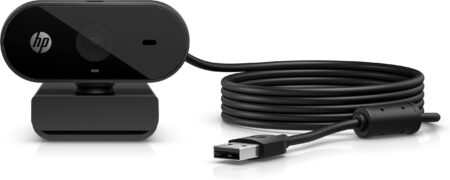 Webcam Full HD 5Mp Rotacion 360 Conexion USB-A 1.5M HP 325 1Yw