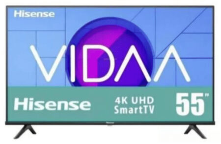 Smart Tv 55″ Hisense 55A6Nv Vidaa Tv/LED/HD 4K/Mp/HDMI/USB 2.0/Color Negro