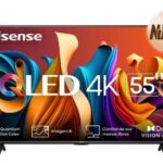 SMART TV 55" HISENSE 55QD6N QLED/4K ULTRA HD/WI-FI/HDMI/USB/COLOR NEGRO