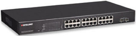Switch Gigabit Intellinet 560559 24 Puertos/Administrable/30W/Pto 240W 2 Sfp