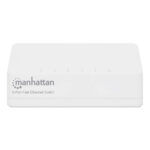 Switch Fast Ethernet Manhattan 560672 5 Puertos/No Administrable/10/100Mbps/Plug-And-Play/Color Blanco