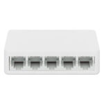 Switch Fast Ethernet Manhattan 560672 5 Puertos/No Administrable/10/100Mbps/Plug-And-Play/Color Blanco