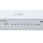Switch Gigabit Manhattan 560702 8 Puertos/De Escritorio/10/100/1000 Mbps/Color Blanco