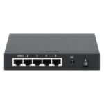 Switch Intellinet 561082 5 Puertos/No Administrable/30W/Pto 68W/Alimentado Por PoE/Con Transferencia De PoE/Color Negro