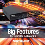 Switch Gigabit Ethernet Intellinet 561167 8 Puertos PoE+/2 Sfp/Administrable/30W/Pto 140W/Montaje En Rack De 19"/Color Negro