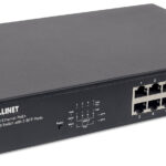 Switch Gigabit Ethernet Intellinet 561167 8 Puertos PoE+/2 Sfp/Administrable/30W/Pto 140W/Montaje En Rack De 19"/Color Negro