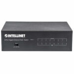 Switch PoE+ Gigabit Ethernet Intellinet 561204 8 Puertos/No Administrable/30W/Pto 60W/Ieee 802.3At/Af/Color Negro
