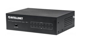 SWITCH POE+ GIGABIT ETHERNET INTELLINET 561204 8 PUERTOS/NO ADMINISTRABLE/30W/PTO 60W/IEEE 802.3AT/AF/COLOR NEGRO