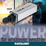 Repetidor Gigabit De Alta Potencia PoE+ Intellinet 561211 Para Exterior/25W Max/IP65