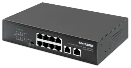 PoE Switch Gb 8 Ptos 32W Pto 120W + 2 RJ45