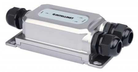 Extensor Gigabit PoE Intellinet 561648 Antivandalico/2 Puertos/Exterior/30W/100 M/IP67