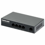 Switch PoE+ Gigabit Intellinet 561792 5 Puertos/No Administrable/Pto 40W/Compatible Con Ieee 802.3At/Af//Color Negro