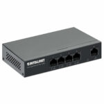Switch PoE+ Gigabit Intellinet 561792 5 Puertos/No Administrable/Pto 40W/Compatible Con Ieee 802.3At/Af//Color Negro