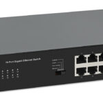 Switch Intellinet 561815 16 Puertos 10/100/1000Mbps/8.192 Entradas/No Administrable/Para Montaje En Rack De 19"