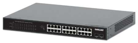 PoE Switch Gb 24 Ptos 19 30W Pto 370W 2 Sfp Ports
