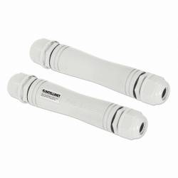 Kit Extensor PoE+ Intellinet 561952 De Ultra Largo Alcance/Exterior/1000 M/95 W/IP67/2 Piezas/Color Gris