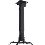 Soporte De Proyector Universal - Para Techo Ó Pared, Expandible De 43 A 63 Cms, En Acero, Con Resistencia De 10 Kg, Color Negro, Brobotix 573106N