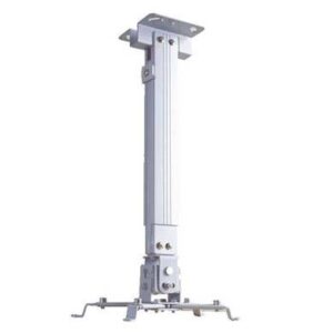 Soporte De Proyector Universal - Para Techo ó Pared, Expandible De 70 A 120 Cms, En Acero, Con Resistencia De 10 Kgs, Color Blanco, Brobotix 577012