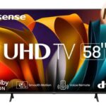 SMART TV 58" HISENSE 58A6NV VIDAA LED/4K ULTRA HD/WI-FI/HDMI/USB/COLOR NEGRO