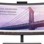 HP S430c monitor de computadora 110.2 cm (43.4″) 3840 x 1200 Pixeles WUXGA Negro