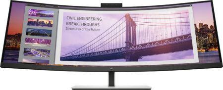 HP S430c monitor de computadora 110.2 cm (43.4″) 3840 x 1200 Pixeles WUXGA Negro
