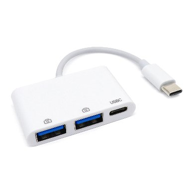 Convertidor USB V3.0 Tipo C A USB Tipo C – 2 U Brobotix 6000311, Blanco