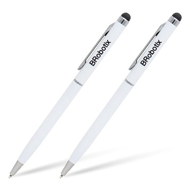 Pluma Stylus Tablet Duopk Brobotix 6000397 – Blanco