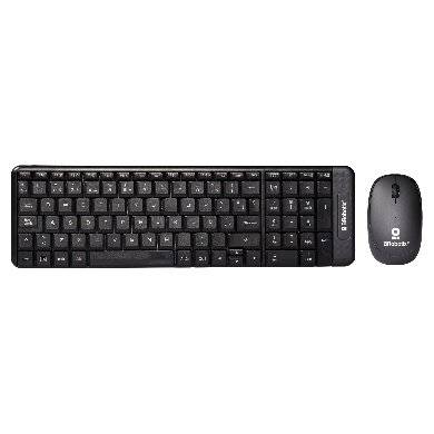 Kit Teclado Y Mouse Inalámbrico – Compacto, Español, Negro, 10 M, 6000618 Brobotix