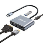 Docking Station USB C - 4 En 1, HDMI/USB A/USB C/VGA. Brobotix 6000687