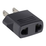 Adaptador Brobotix De Alimentacion Europeo A Americano, Color Negro, 6000915