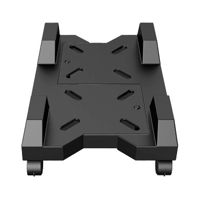 Soporte Para Cpu Brobotix 6001301, Ajustable, Con Ruedas, Plastico Color Negro