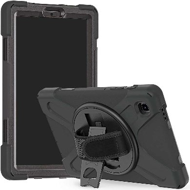 Funda Protector C/Correa – Uso Rudo, Giro 360º, P/Samsung Galaxy Tab A7 Lite 8.7