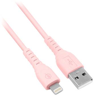 Cable USB V3.0 Tipo A – Lightning – 1 Metro, Rosa, Brobotix  6001615