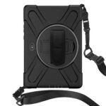Funda De Uso Rudo Brobotix 6005163 Con Correa/Giro 360°/Para Samsung Galaxy Active Pro 2025/10.1"/Negro