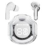 Audifono Bluetooth Tws V5.3 - Modelo Moon, Earbuds, In-Ear, LED Digital, Control Táctil, Universal, Blanco, 6005842