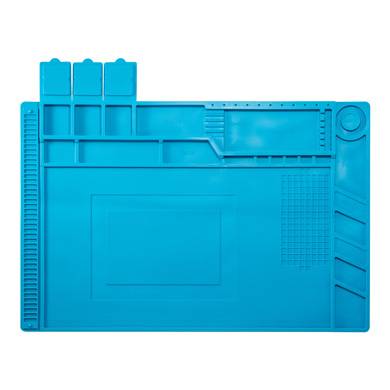 Tapete De Trabajo Antiestático Para Electrónicos – Magnético, Organizador De Silicón, 45X30 Cms, Azul, Brobotix 6005996