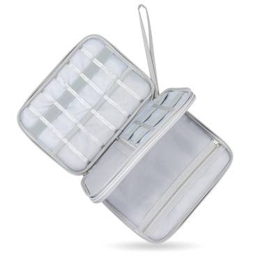 Organizador Cables Funda Gris