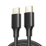 Cable USB C V3.2 - Tipo C - 1 Metro, Negro, Brobotix 6006054