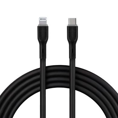 Fastcharge Cable USB V3.0 Tipo C-Lightning Negro 1 M