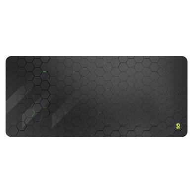 Mousepad Gaming – Superficie Extra Suave Y Antiderrapante, Repelente Al Agua, Bordes Cocidos, Resistente, 40X90X.03 Cms, Gris, Brobotix 6007099