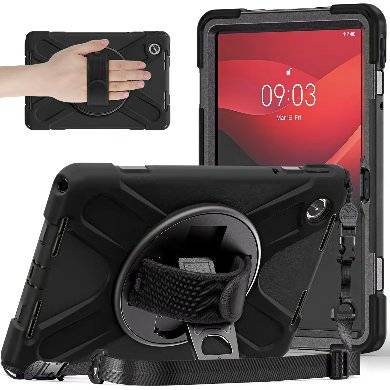Funda Protector C/Correa Uso Rudo Y Giro 360° P/Lenovo M11 Tb-330Fu/ Tb-331Fc - Brobotix, 6007259