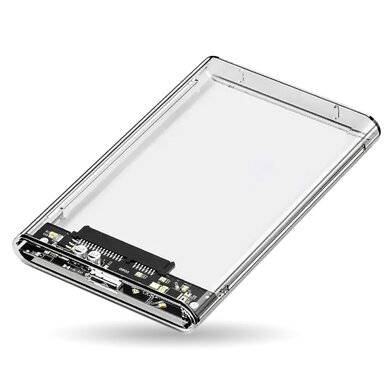 Brobotix 6007587 Estuche Para Discos Duros Externos Funda Acrilonitrilo Butadieno Estireno (Abs) Transparente